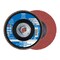 Pferd 5" x 5/8-11 Thd. POLIFAN Flap Disc - A-COOL SG INOX+ALU, Aluminum oxide, 60 Grit, Flat 62378 - alternate 1